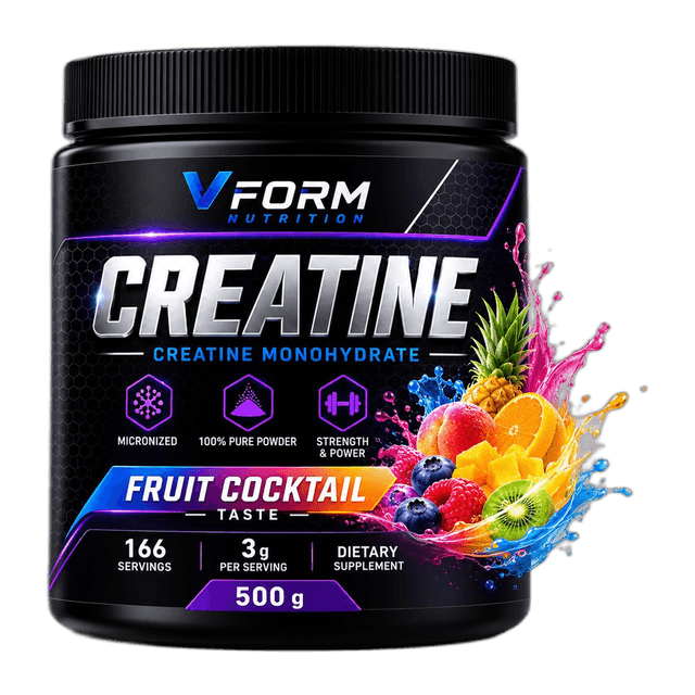 Creatine Monohydrate — Cocktail Fruit Flavor טעם קוקטייל פירות