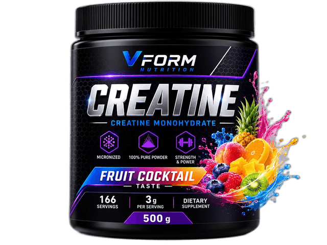 Creatine Monohydrate — Cocktail Fruit Flavor טעם קוקטייל פירות
